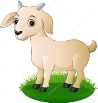 Cartoon goat posing — Stock Vector © dreamcreation01 #124913056